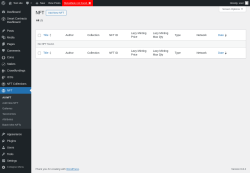Page screenshot: NFT