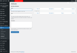 Page screenshot: NFT → Attributes