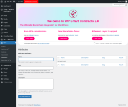 Page screenshot: NFT → Attributes