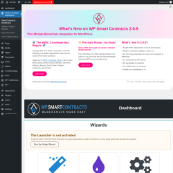 Page screenshot: Smart Contracts Dashboard