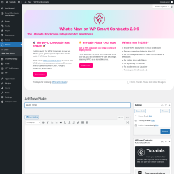 Page screenshot: Stakes → Add New Stake