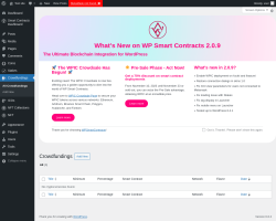 Page screenshot: Crowdfundings