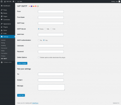 Page screenshot: Settings → WP SMTP