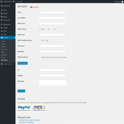 Page screenshot: Settings  → WP SMTP