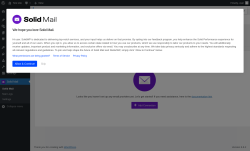 Page screenshot: Solid Mail
