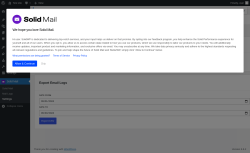 Page screenshot: Solid Mail → Settings