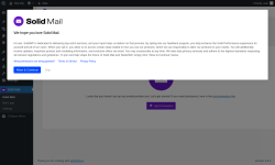 Page screenshot: Solid Mail