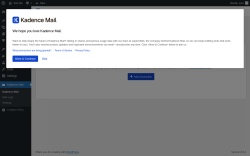 Page screenshot: Kadence Mail