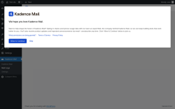 Page screenshot: Kadence Mail &rarr; Mail Logs
