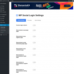 Page screenshot: WP Social