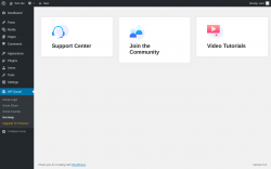 Page screenshot: WP Social &rarr; Get Help