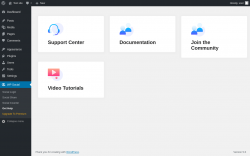 Page screenshot: WP Social &rarr; Get Help