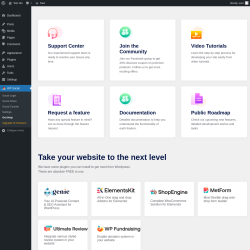Page screenshot: WP Social &rarr; Get Help