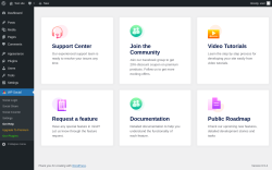 Page screenshot: WP Social &rarr; Get Help