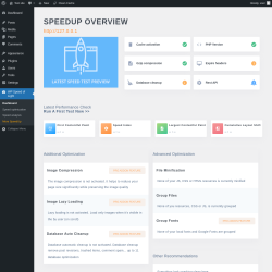 Page screenshot: WP Speed of Light
