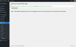 Page screenshot: Settings &rarr; Add-Ons