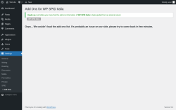 Page screenshot: Settings &rarr; Add-Ons