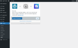 Page screenshot: SPID &lsaquo; Test site &mdash; WordPress