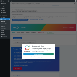 Page screenshot: WP Staging 