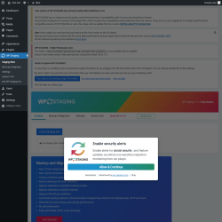Page screenshot: WP Staging 