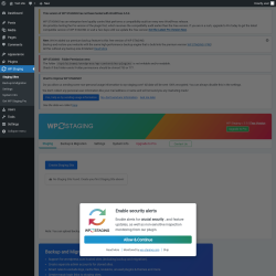 Page screenshot: WP Staging 