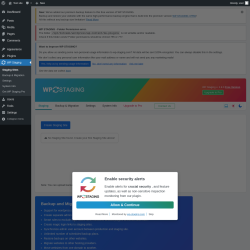 Page screenshot: WP Staging 