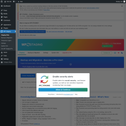 Page screenshot: WP Staging 