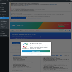 Page screenshot: WP Staging 