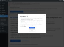 Page screenshot: WP Staging - Welcome &lsaquo; Test site &mdash; WordPress