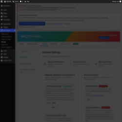 Page screenshot: WP Staging  &rarr; Settings