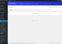 Page screenshot: Statistics → Devices