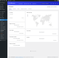 Page screenshot: Statistics → Geographic