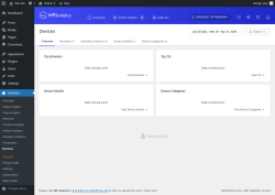 Page screenshot: Statistics &rarr; Devices