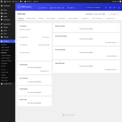 Page screenshot: Statistics &rarr; Referrals
