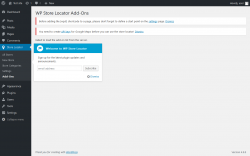 Page screenshot: Store Locator &rarr; Add-Ons
