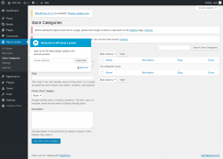 Page screenshot: Store Locator &rarr; Store Categories