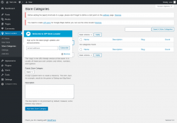 Page screenshot: Store Locator &rarr; Store Categories