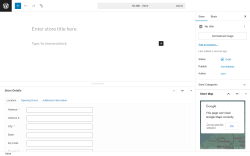 Page screenshot: Store Locator → Add New Store