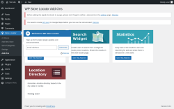 Page screenshot: Store Locator → Add-Ons