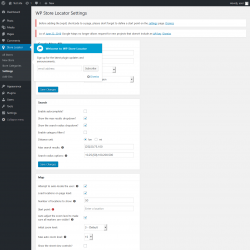 Page screenshot: Store Locator &rarr; Settings