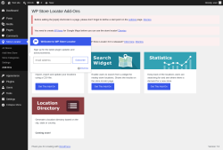 Page screenshot: Store Locator &rarr; Add-Ons