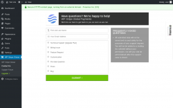 Page screenshot: WP Stripe Global → Contact Us