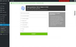 Page screenshot: WP Stripe Global → Contact Us