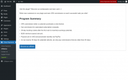 Page screenshot: China Payments → Affiliation