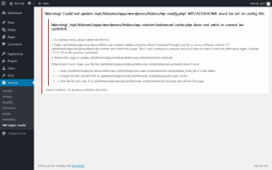 Page screenshot: Settings &rarr; WP Super Cache