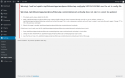 Page screenshot: Settings &rarr; WP Super Cache