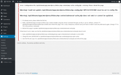 Page screenshot: Settings  &rarr; WP Super Cache