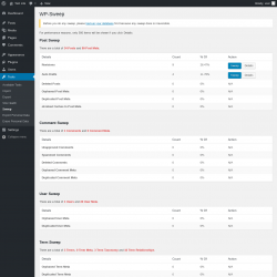Page screenshot: Tools &rarr; Sweep