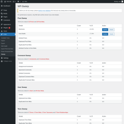 Page screenshot: Tools &rarr; Sweep