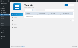 Page screenshot: WP Table Builder